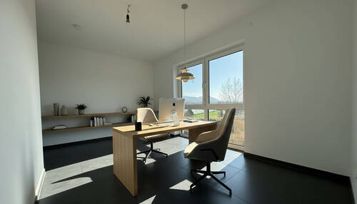 Arbeitszimmer virtuelles Homestaging - 