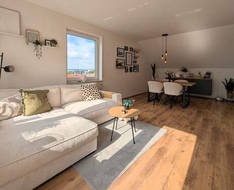 Essen / Wohnen__ - Eine Wohnung wie im Bilderbuch! - Vermietete DG-Wohnung mit Pkw-Stellplatz in Senden zu verkaufen.