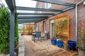 Terrasse am Haus - Überdachung - 