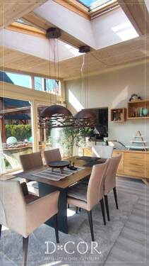 wunderschöner Wintergarten - gepflegte und stilsicher ausgebaute Doppelhaushälfte