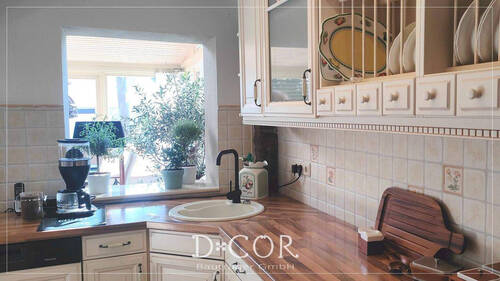 Küche: Durchblick zum Wintergarten - 