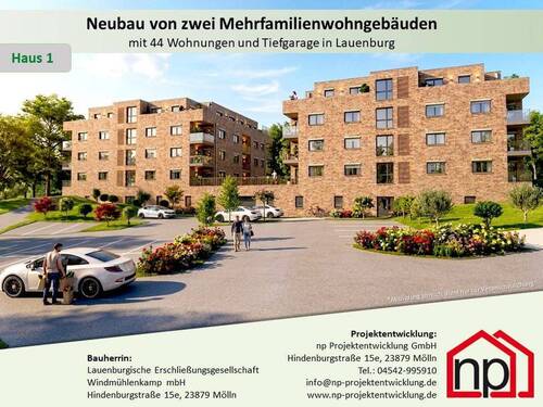 Bauherr & Projektentwickler - 3 Zimmer STG Neubau-Eigentumswohnung 1.21