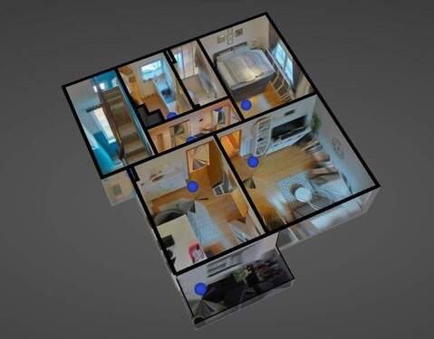 3D_shot - Etagenwohnung mit 68,00 m² in Rostock zur Miete