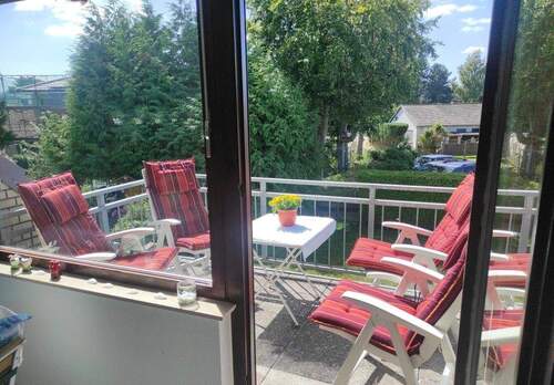 Balkon - Eine Rarität in Grömitz: Zentrums- und strandnah, ruhig und sonnig bis in die Abendstunden