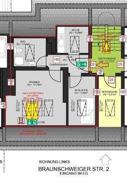 Bild 2 - 2 Zimmer Etagenwohnung zur Miete in Hildesheim