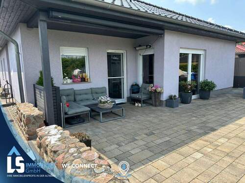 Terasse - 5 Zimmer Einfamilienhaus in Stendal