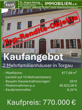Info - 3 Zimmer Mehrfamilienhaus, Wohnhaus zum Kaufen in Torgau