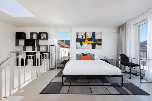 Offenes Schlafen (digitales Homestaging) - 5 Zimmer Etagenwohnung in Böblingen