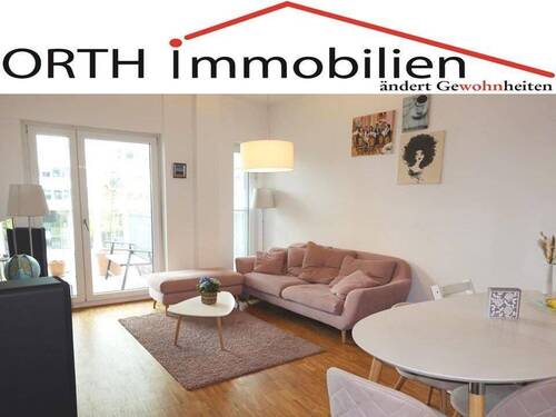 Wohnküche mit Balkon - Attraktive 3 Zimmer Wohnung inkl. EBK , 2 Bäder, Fußbodenheizung, Süd-Balkon