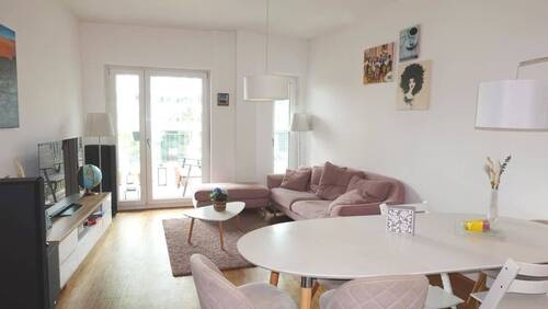 Wohnküche / Balkon - 3 Zimmer Etagenwohnung zur Miete in Düsseldorf
