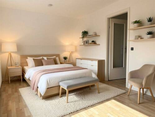 Schlafzimmer OG Homestaging - 