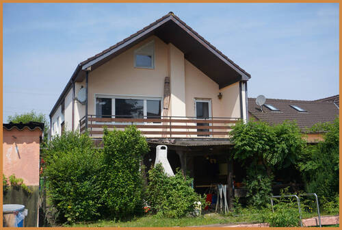 Ansicht - Doppelhaushälfte mit viel Potential auf tollem Grundstück in Altenheim - sofort bezugsfrei !