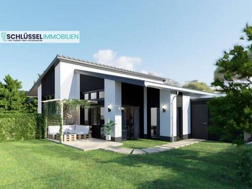 Gartenansicht -Putz- - 