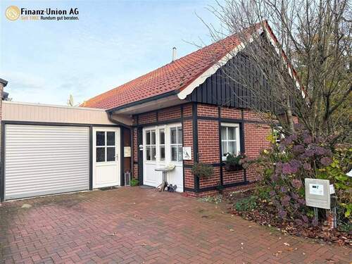 Außenansicht - Wohnen auf einer Ebene - Einfamilienhaus mit tollem Grundstück in naturnaher Lage von Neuenhaus