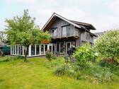 Rückansicht des Hauses mit Garten - 4 Zimmer Einfamilienhaus zum Kaufen in Diepholz