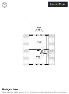 Dachgeschoss - 3 Zimmer Einfamilienhaus zum Kaufen in Hamburg