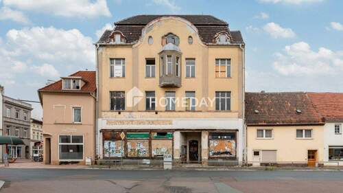 Außenansicht 1 - 1 Zimmer Mehrfamilienhaus, Wohnhaus in Köthen
