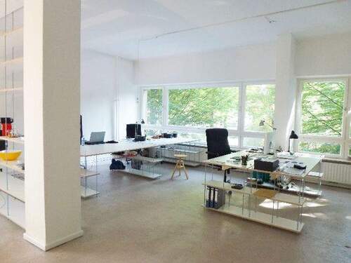 Bild 1 - Sehr schöne Büroplätze in sonniger Loftetage nahe Markthalle Moabit - All-in-Miete