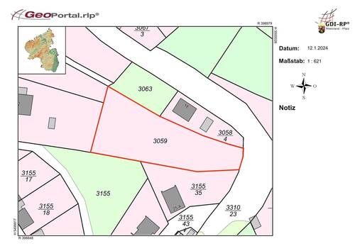 Lageplan_Cronenberger_Straße - Grundstück in Lauterecken