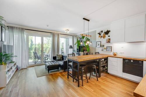 Wohnzimmer - AIGNER - Exklusive Erdgeschosswohnung mit stilvoller Ausstattung - ideal für Familien und Paare