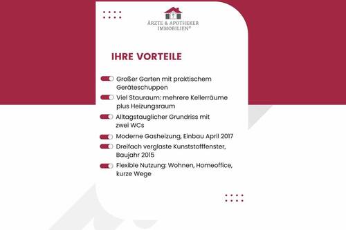 Ihre Vorteile! - 3 Zimmer Doppelhaushälfte zum Kaufen in Stade