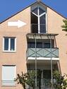 Außenansicht DG Wohnung - Helle, ruhige 1,5-Zimmer-Wohnung in Kornwestheim-Mitte