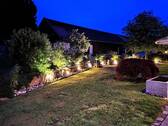 Natursteinmauer bei Nacht - 