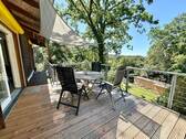 zweite der drei Terrassen mit herrlichem Blick - 