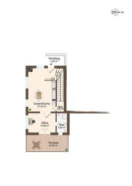 EG Neubau EFH in Dorfhain - 