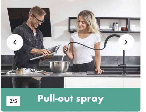 Wasserhahn mit Auszug - 