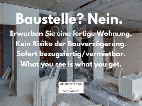 Fertiggestellte Wohnung - 3 Zimmer Etagenwohnung in Düsseldorf