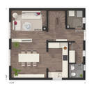 Grundriss - Erdgeschoss - 4 Zimmer Einfamilienhaus in Landsberg-Klepzig