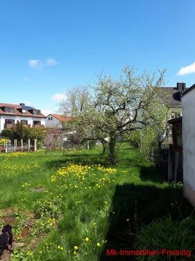 Garten hinter dem Haus - Grundstück in Dachau zum Kaufen