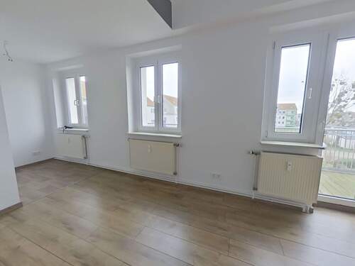 Wohnzimmer - Etagenwohnung mit 48,60 m&sup2; in Lutherstadt Wittenberg zur Miete