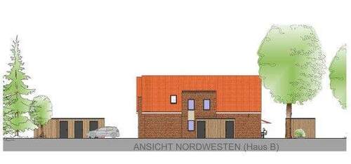 Ansicht Nordwesten ( Haus B) - 
