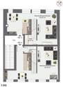 Grundriss 1.Obergeschoss - WE 3 + WE 4 - 