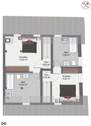 Grundriss 2.Obergeschoss - WE 3 + WE 4 - 