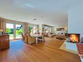 Wohnzimmer - 5 Zimmer Terrassenwohnung zum Kaufen in Garmisch-Partenkirchen
