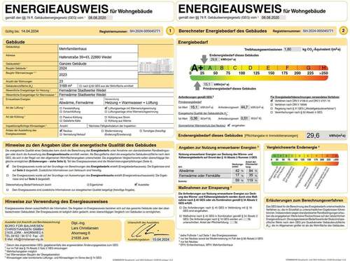 Energieausweis Hs 3+4 - 
