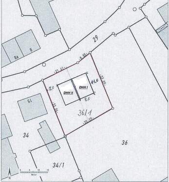 Lageplan 2 DHH.jpg - Grundstück in Bergkirchen