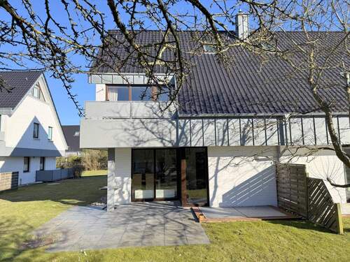 Terrasse teilüberdacht - 2 Zimmer Etagenwohnung in Wenningstedt-Braderup