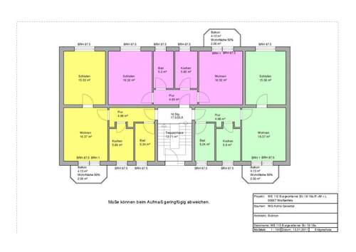 Bild 2 - 2 Zimmer Etagenwohnung zur Miete in Weißenfels