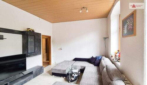 Wohnzimmer - Etagenwohnung mit 64,00 m² in Schlettau zur Miete