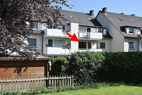 Wohnung Hausansicht hinten - 3 Zimmer Etagenwohnung zum Kaufen in Bochum