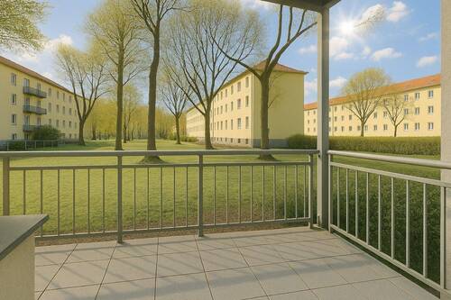 Balkon im Frühling - 