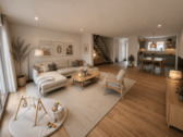 Visualisierung Wohnzimmer - Modernes Reihenhaus -Erstbezug- in Mastbruch!