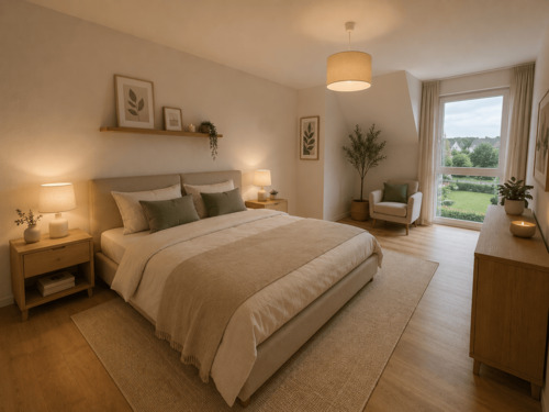 Visualisierung Schlafzimmer - 5 Zimmer Reihenendhaus in Paderborn