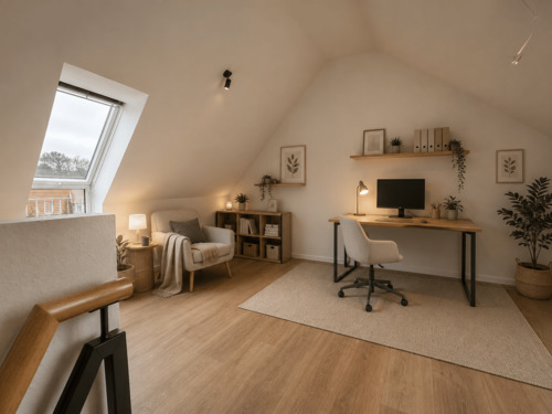 Visualisierung Büro / Dachgeschoss - 