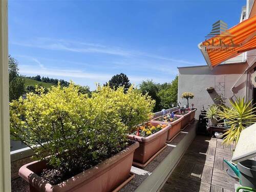 Balkon/Terrasse - Zwischen Stadt und Natur - 2-Zimmer-Wohnung mit Panorama ins Grüne