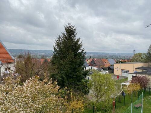 Ausblick vom Balkon - 